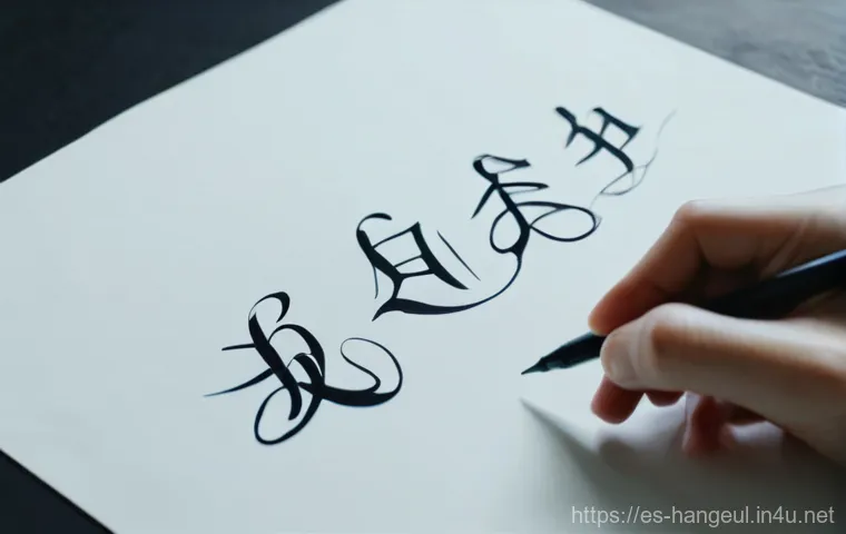 한글 필기체 종류 - **Prompt:** A serene and cozy indoor setting, bathed in soft, warm natural light streaming through a...