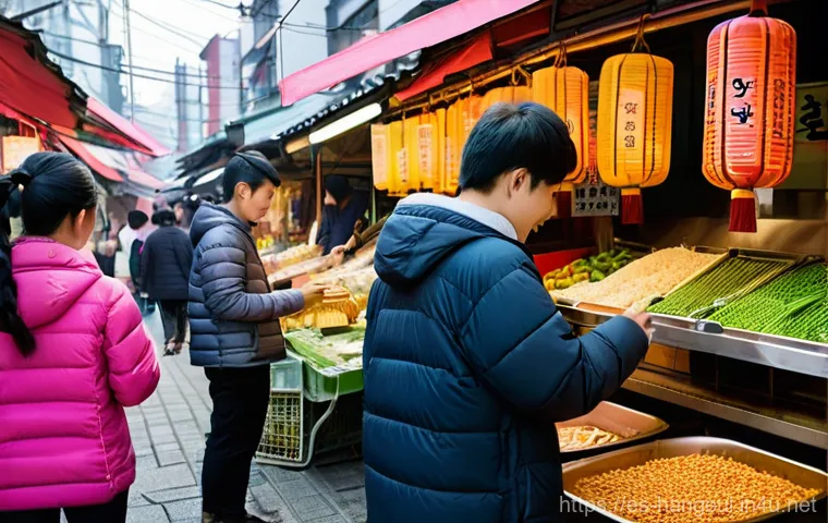 한글과 한국 전통 음악 - **Prompt:** An intimate performance of Gugak (Korean traditional music) is taking place inside a bea...
