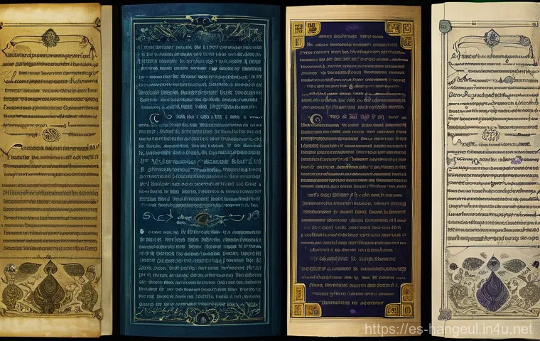 한글 OCR 기술 발전 - **Prompt 1: The Evolution of Text Intelligence**
    "A sophisticated and dynamic visual depicting t...